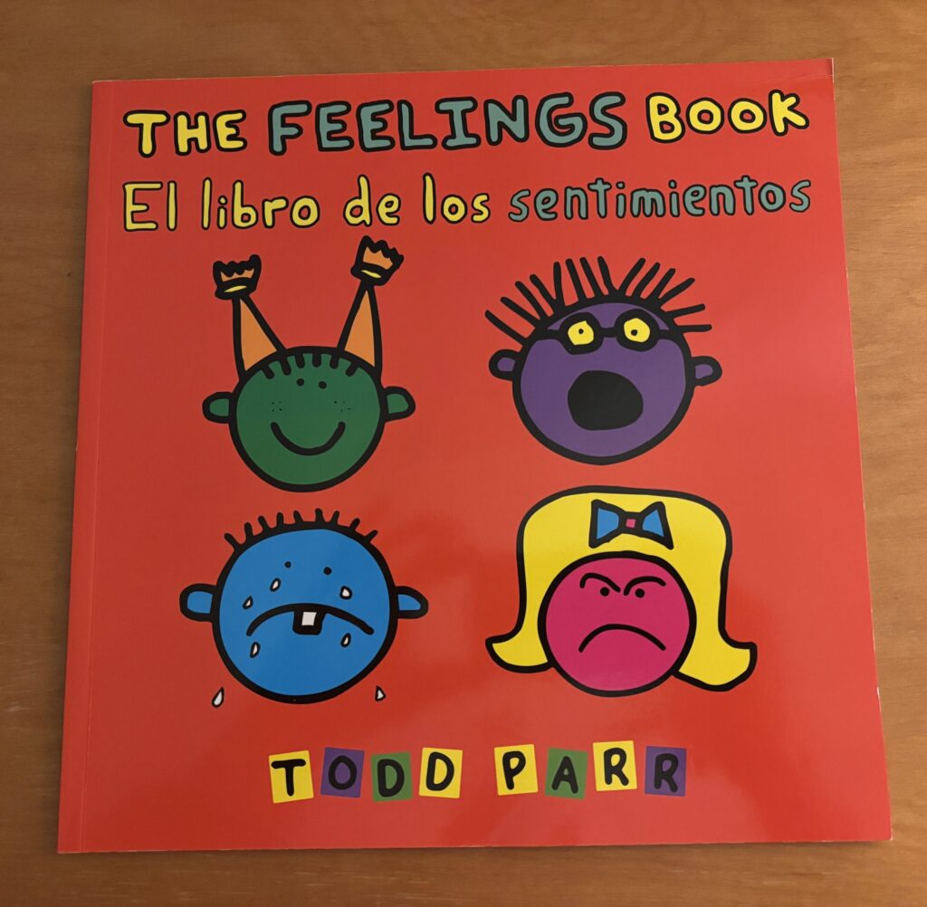 The cover of the kids book The Feelings Book by Todd Parr. 