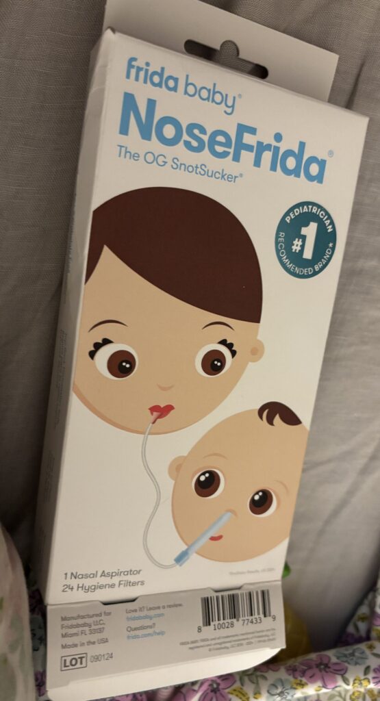 packaging for the nose frida baby product
