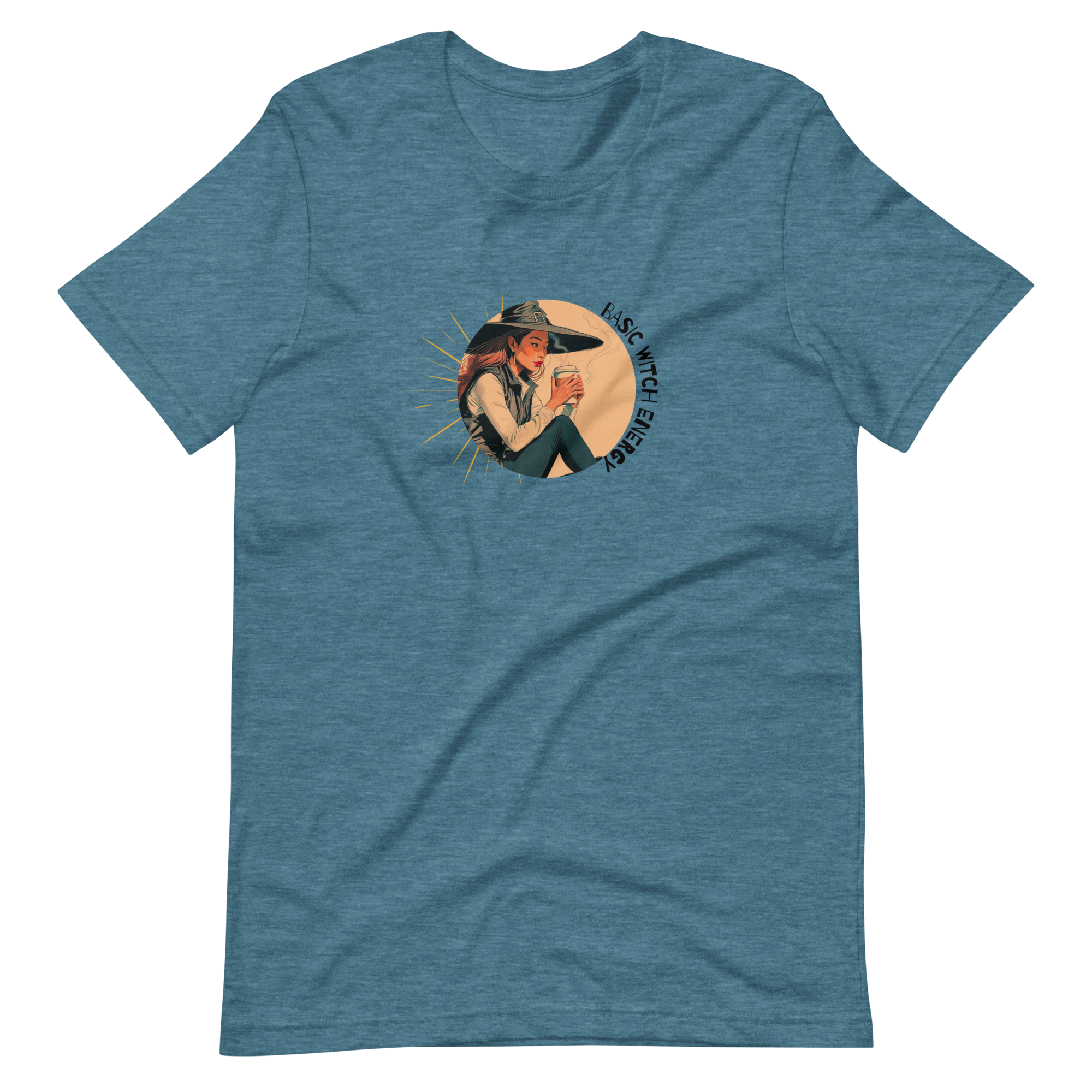 unisex staple t shirt heather deep teal front 689f788593914
